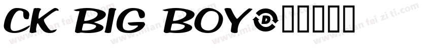 CK Big Boy字体转换